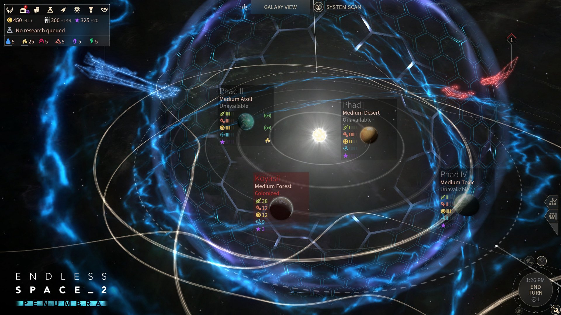Endless Space 2 - Penumbra DLC EU Steam CD Key screenshot 5