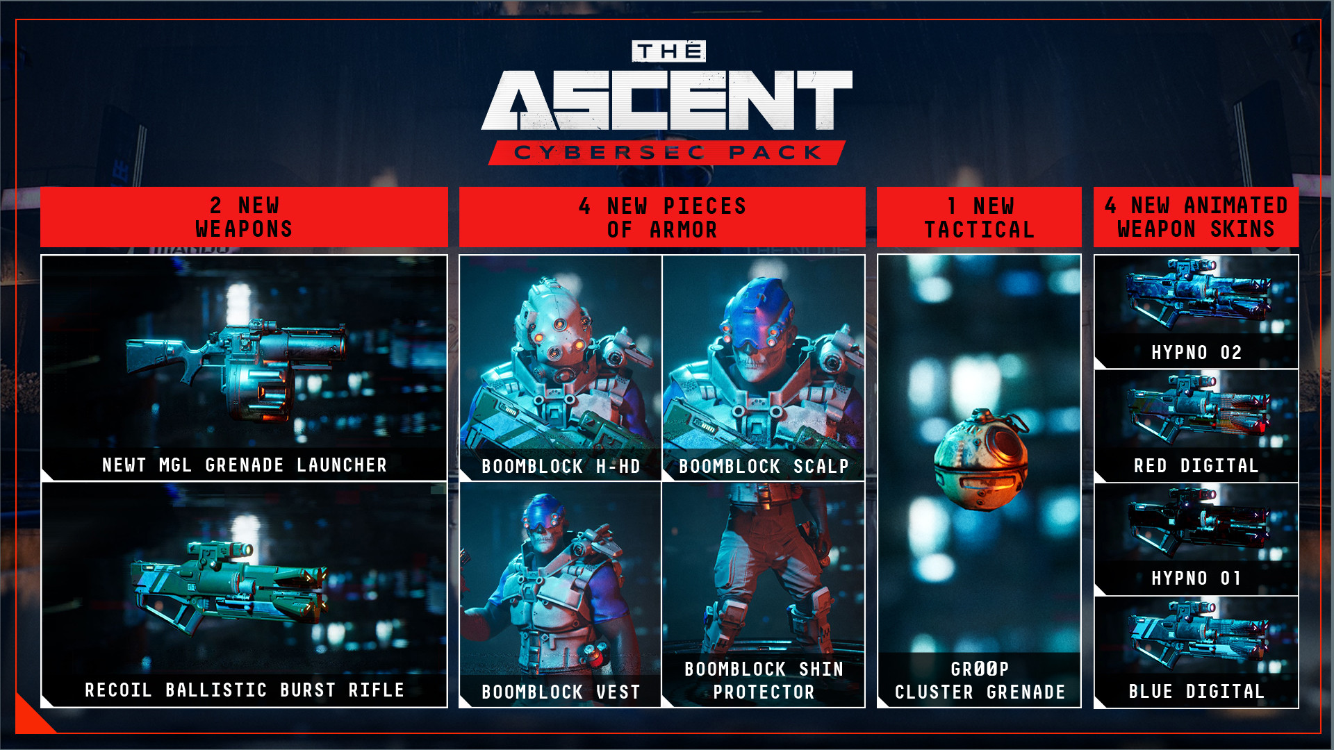 The Ascent - CyberSec Pack DLC Steam CD Key screenshot 1