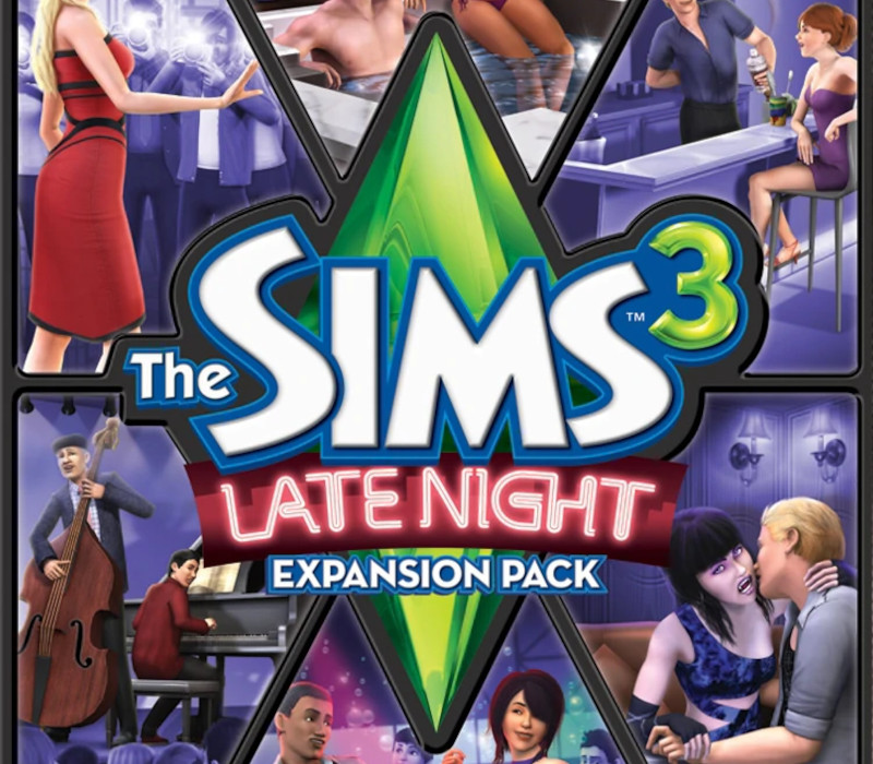 Capa de The Sims 3 + Late Night Expansion Pack DLC EA App CD Key