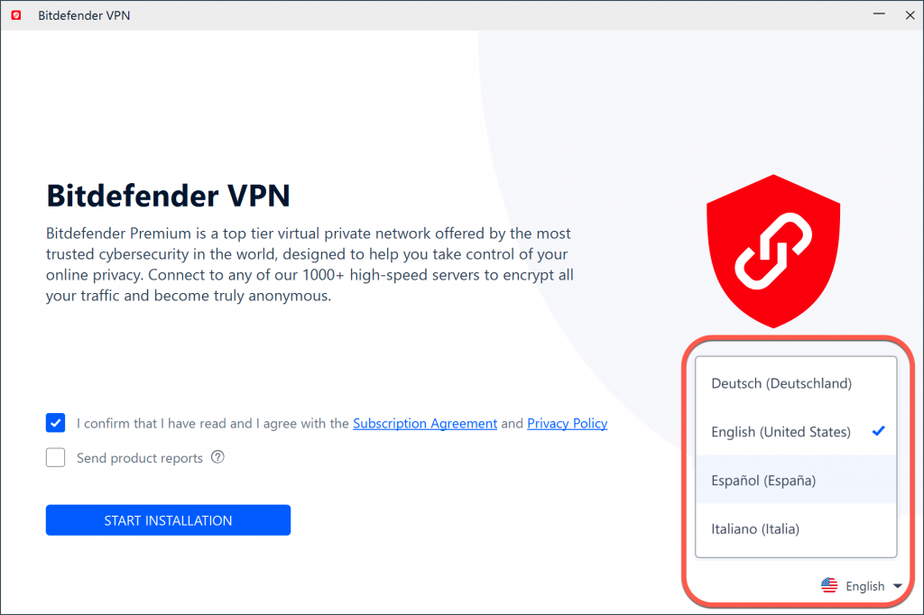 Bitdefender Premium VPN 2025 DAH Key (1 Year / 10 Devices) screenshot 1