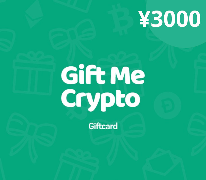Okładka Gift Me Crypto ¥3000 Gift Card