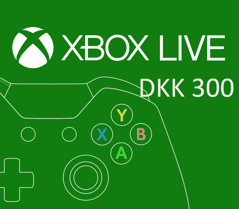 Okładka XBOX Live 300 DKK Prepaid Card DK