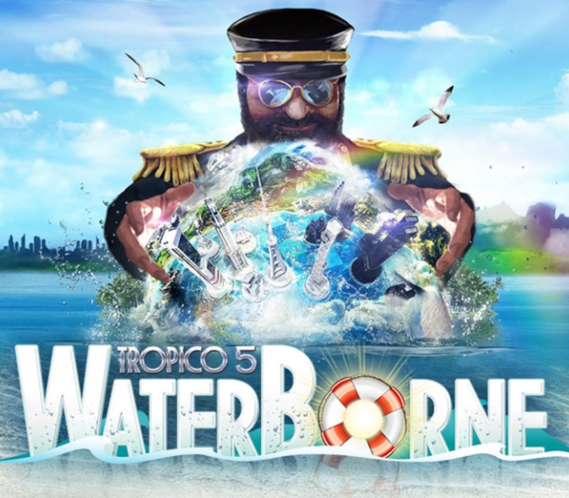 Tropico 5 - Waterborne DLC EU PC Steam CD Key cover art
