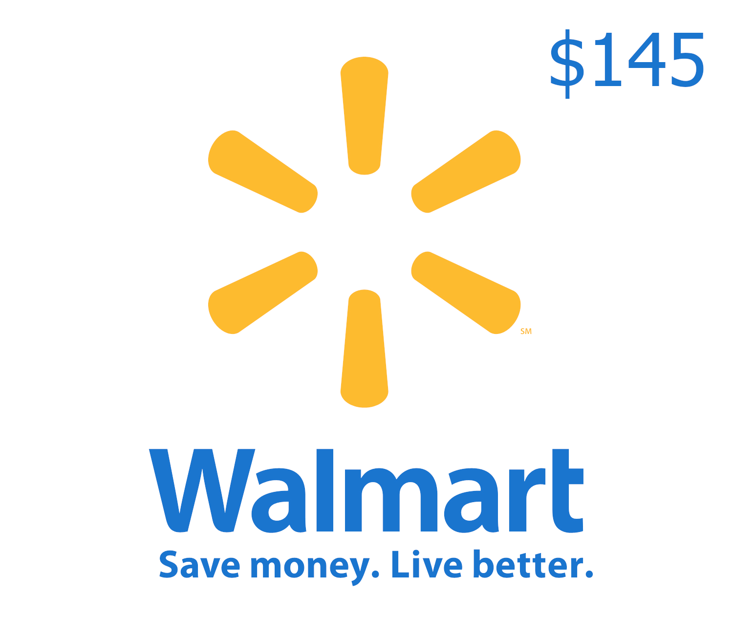 Walmart $145 Gift Card CA cover art