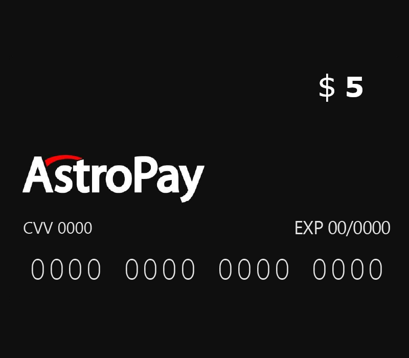 Okładka Astropay Card $5 US