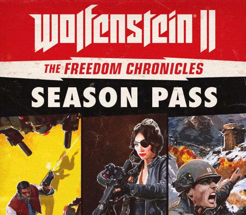 Wolfenstein II: The Freedom Chronicles - Season Pass DLC XBOX ONE CD Key cover art