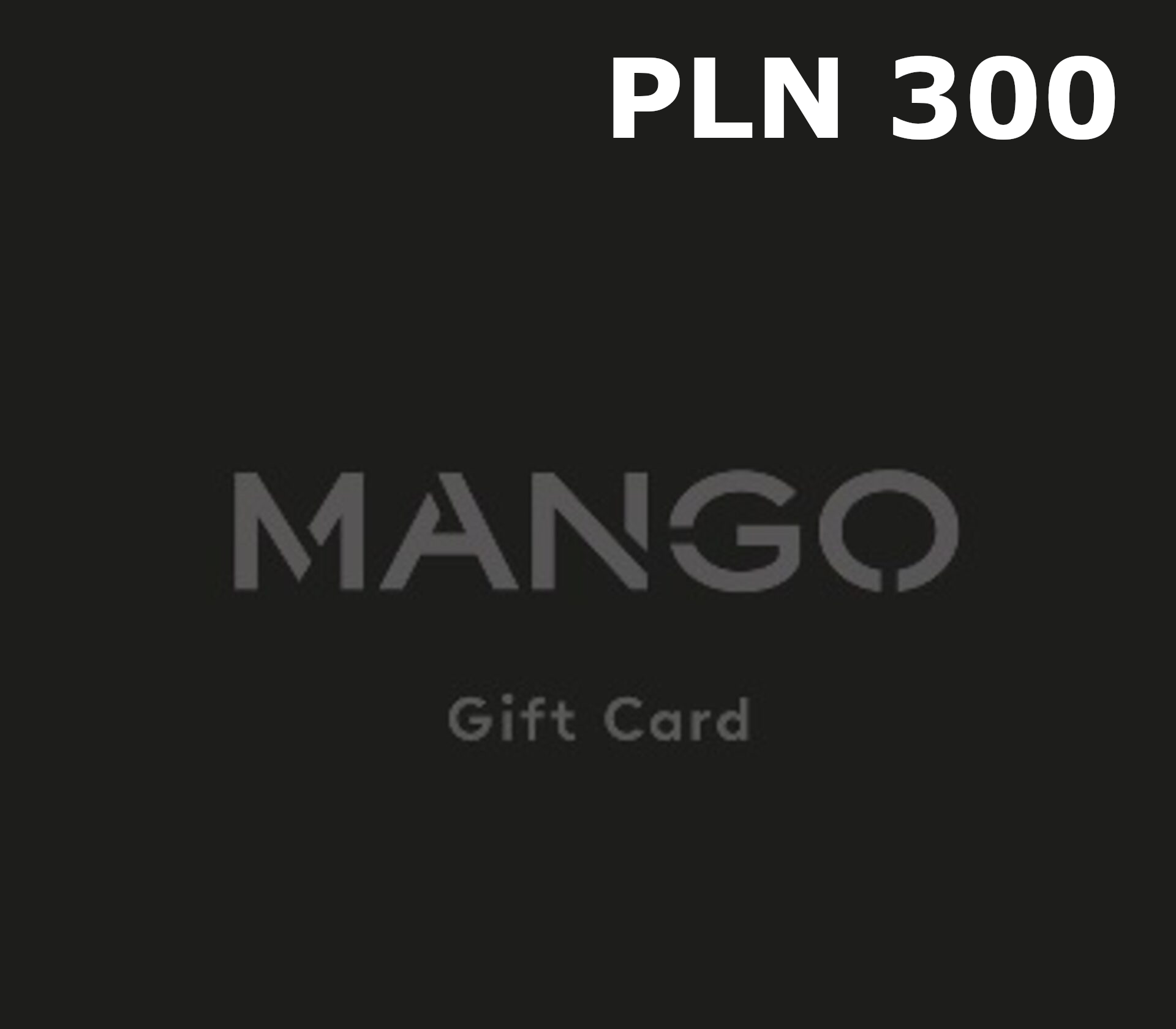 Mango 300 PLN Gift Card PL cover art