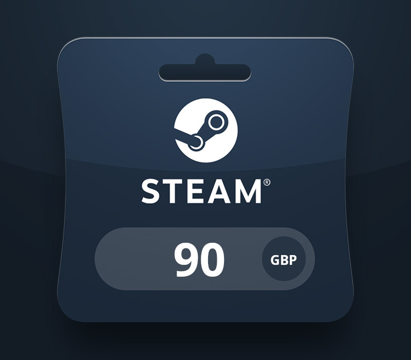 Steam Wallet Card GBP 90 UK Activation Code cover art