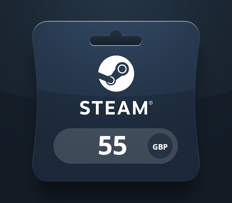 Steam Gift Card GBP 55 UK Activation Code cover art