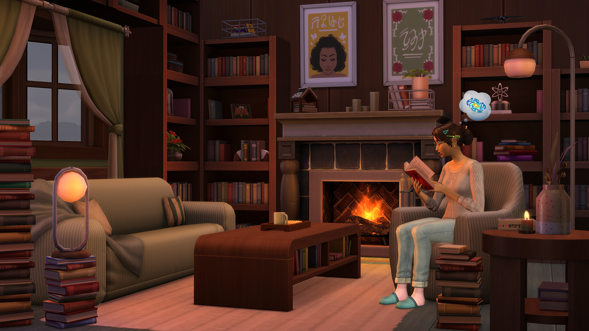 The Sims 4 - Book Nook Kit DLC EU PC EA App CD Key — скриншот 2