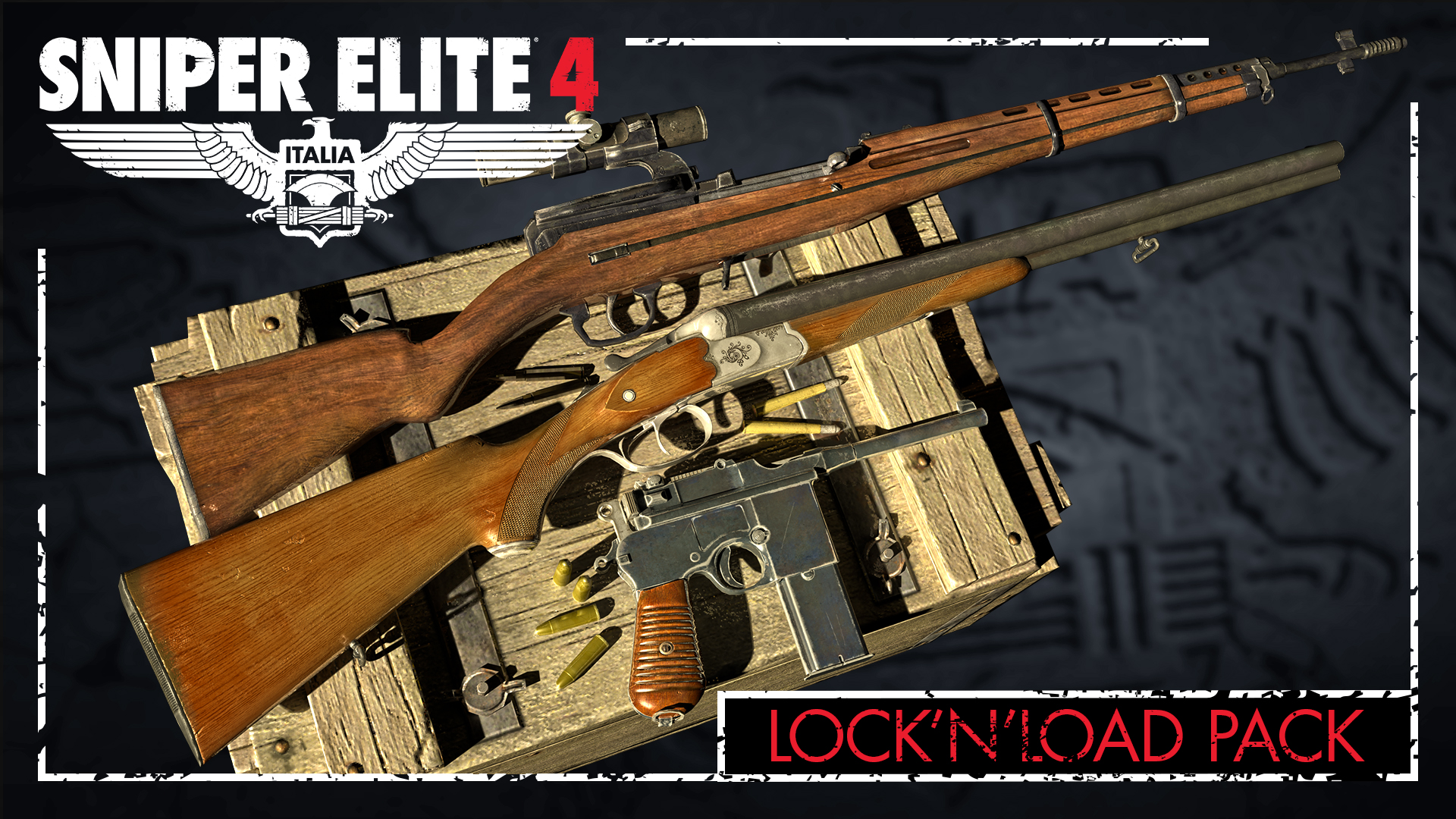 Sniper Elite 4 - Lock and Load Weapons Pack DLC Steam CD Key screenshot 1