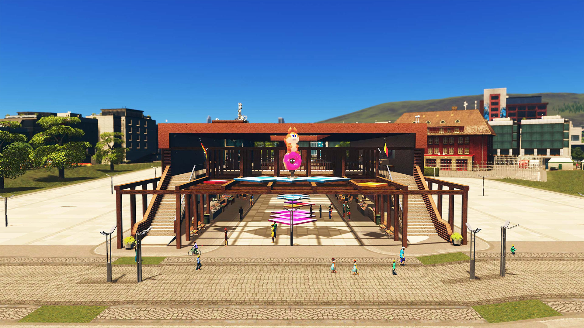 Cities: Skylines - Plazas & Promenades DLC EU PC Steam Altergift screenshot 2