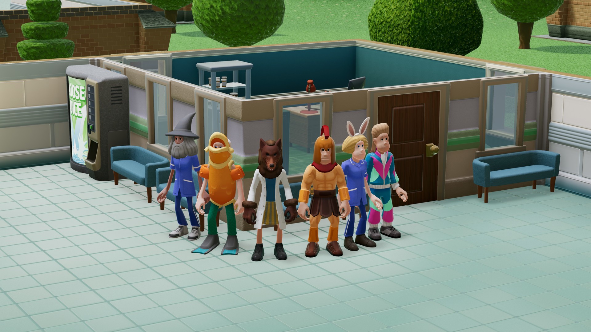 Two Point Hospital - Fancy Dress Pack DLC PC Steam CD Key screenshot 2