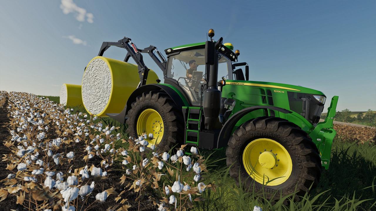 Farming Simulator 19 - John Deere Cotton DLC PC Steam CD Key screenshot 2