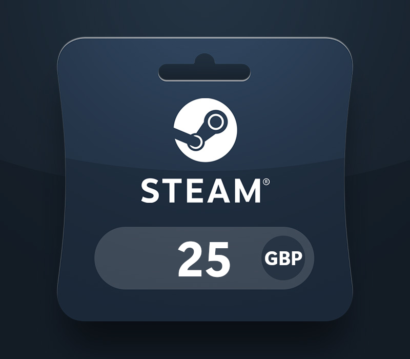 Jaquette de Steam Wallet GBP 25 Gift Card UK 