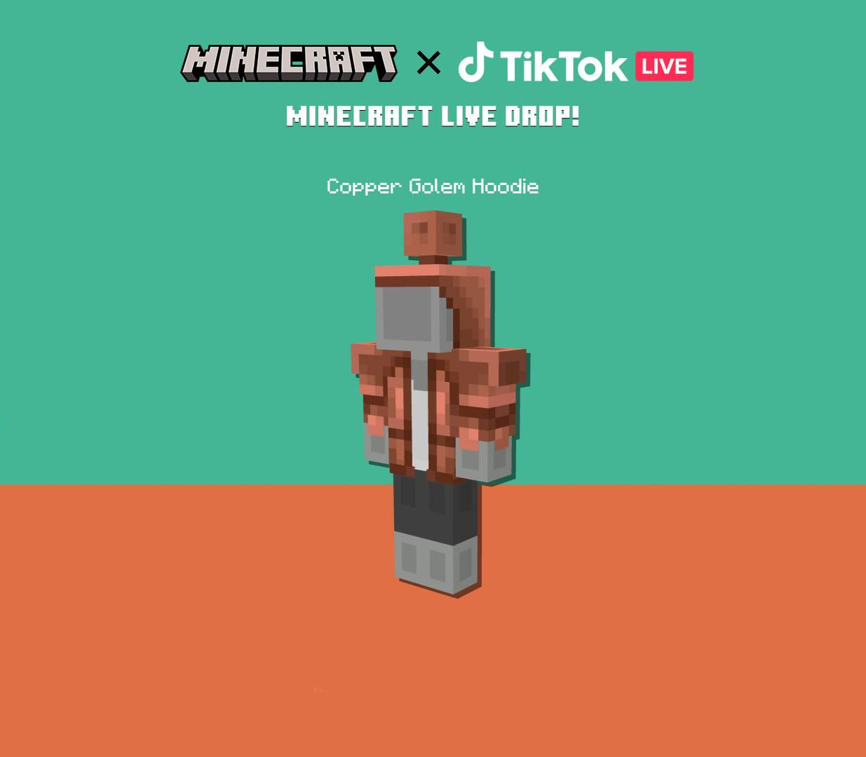 Minecraft Java & Bedrock Edition -  Copper Core Twitch Skin DLC PC CD Keyのカバーアート