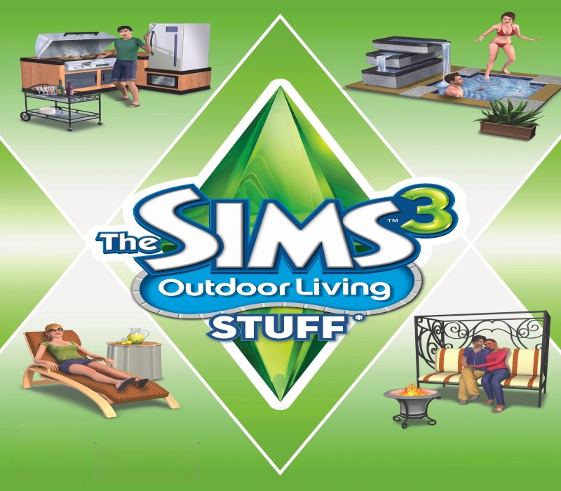 The Sims 3 - Town Life Stuff Expansion Pack EU EA App CD Key cover art