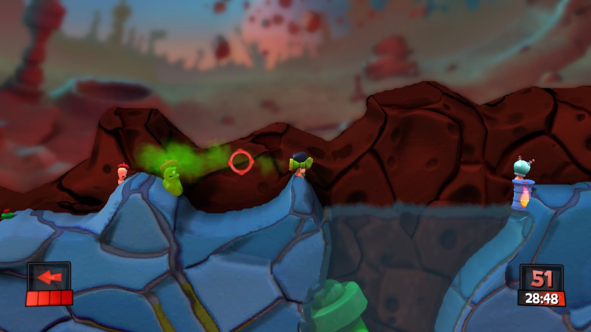 Worms Revolution - Mars Pack DLC PC Steam CD Key screenshot 4
