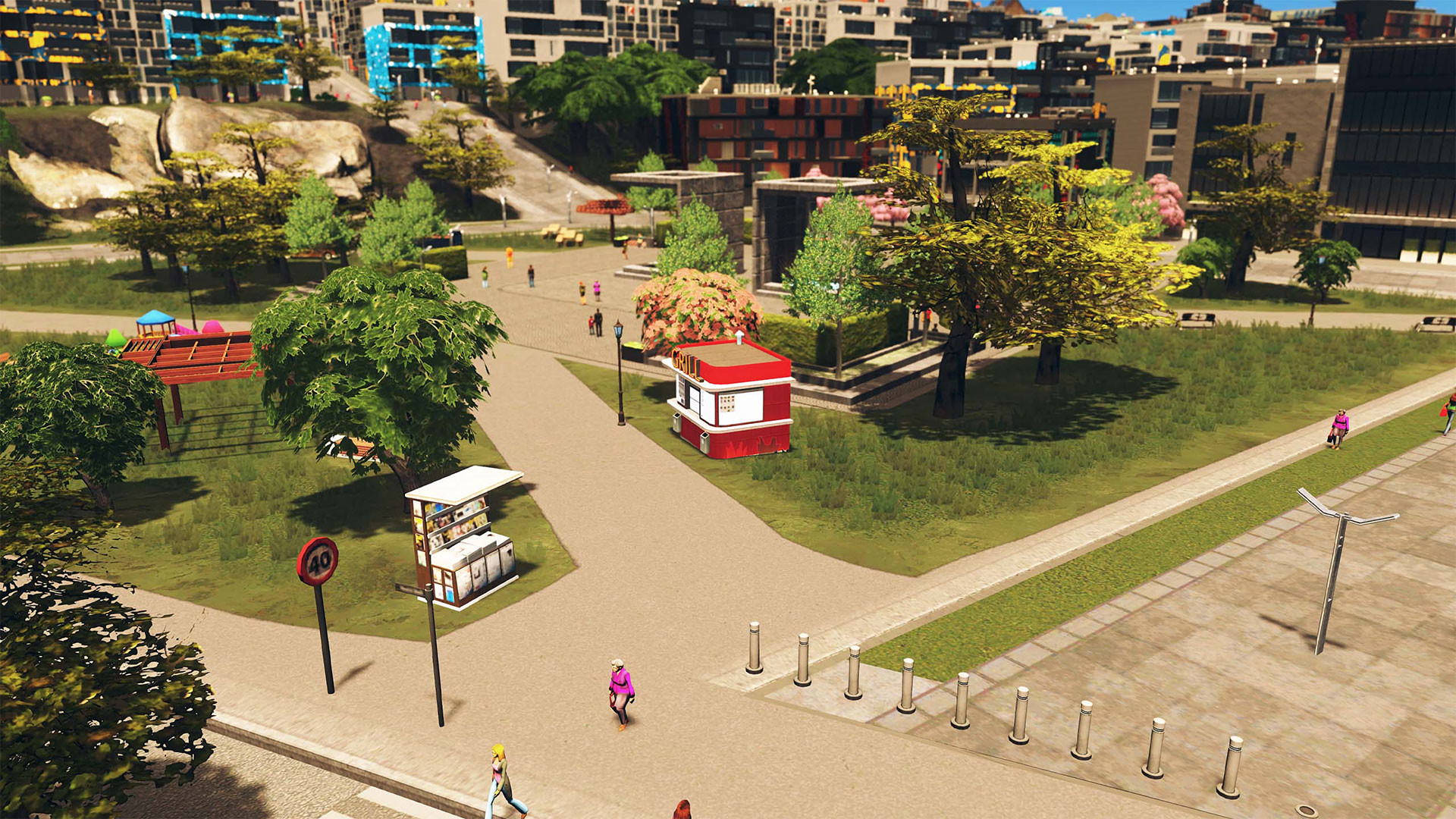 Cities: Skylines - Plazas & Promenades DLC EU PC Steam Altergift screenshot 4