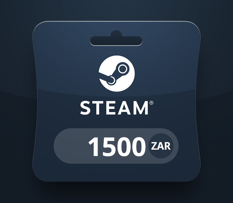 Steam Wallet ZAR 1500 Gift Card ZA cover art