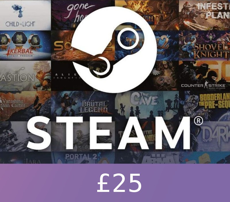 Okładka Steam Gift Card £25 Global Activation Code