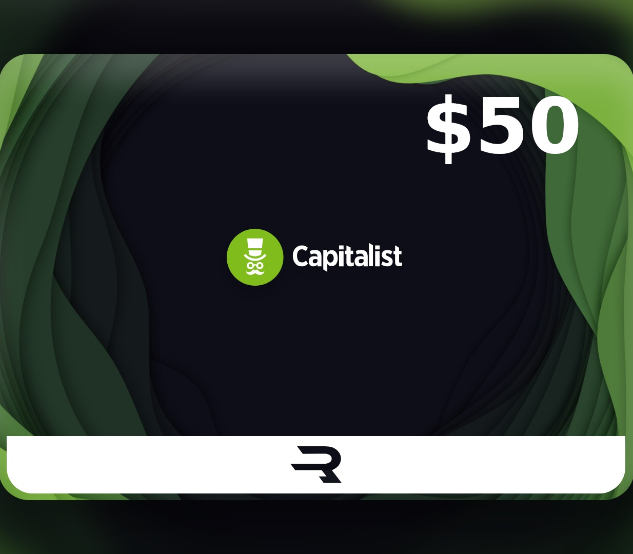 Rewarble Capitalist USD 50 Gift Card cover art