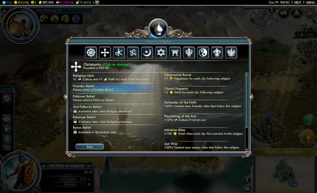 Sid Meier's Civilization V - Gods and Kings Expansion US Steam CD Key screenshot 5