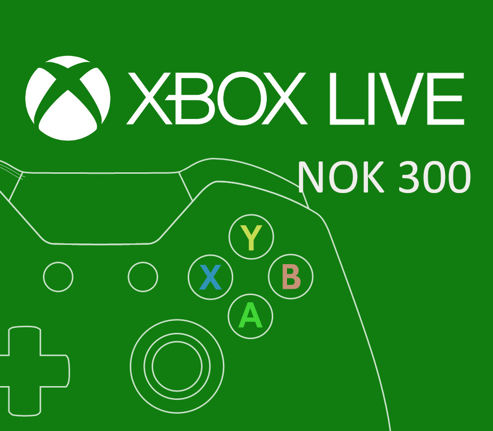 XBOX Live 300 NOK Prepaid Card NO cover art
