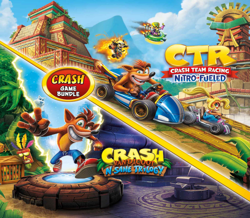 Crash Bandicoot Bundle - N. Sane Trilogy +  Nitro-Fueled PS4 Account cover art