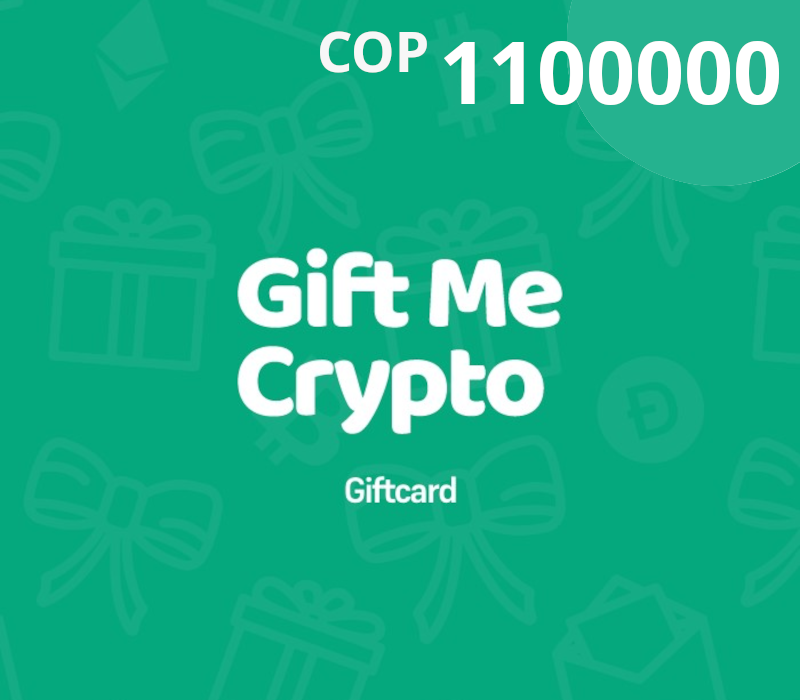 Gift Me Crypto COP 1100000 Gift Cardのカバーアート