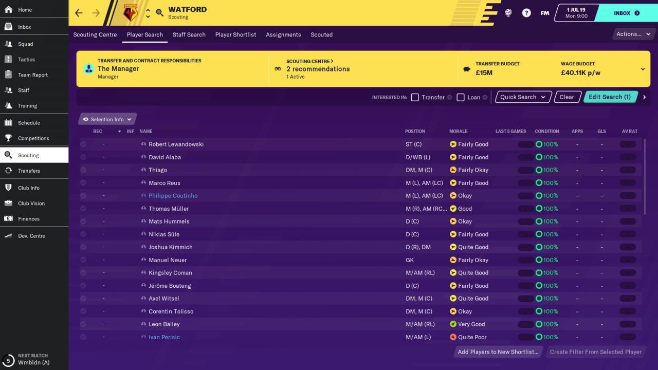 Football Manager Touch 2020 EU PC Steam CD Key screenshot 8