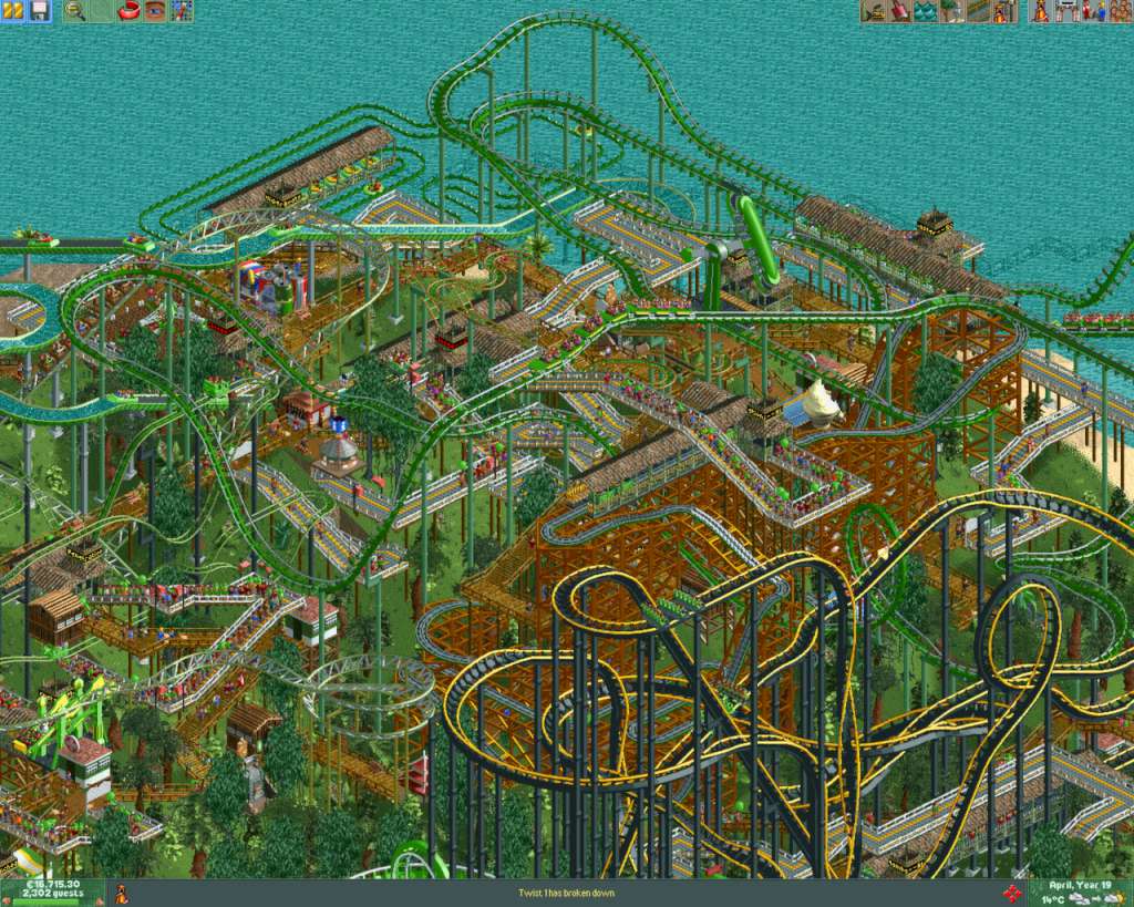 RollerCoaster Tycoon 2: Triple Thrill Pack GOG CD Key screenshot 2