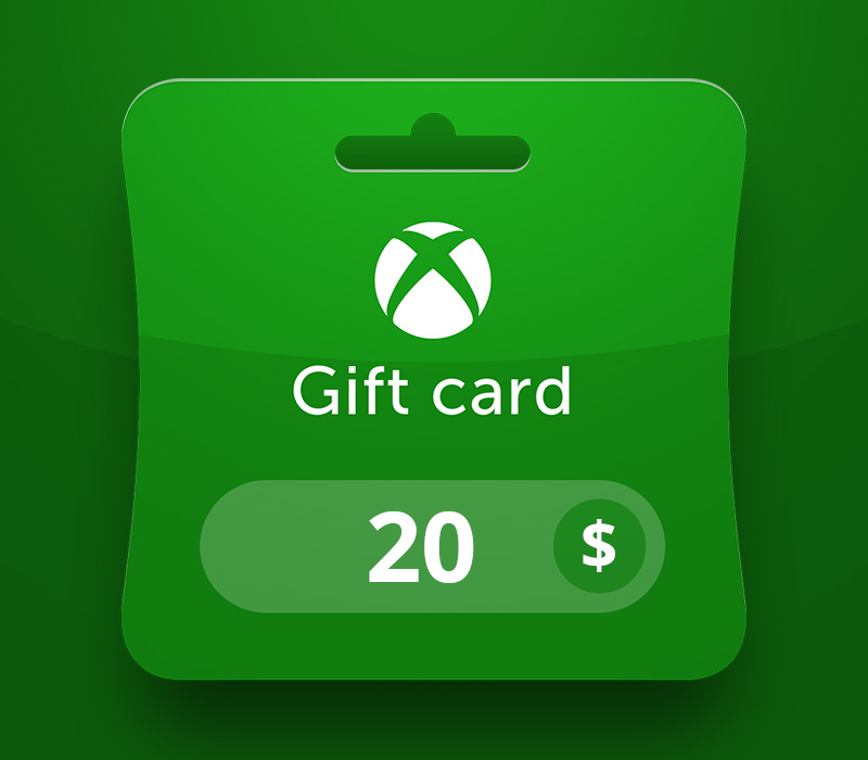XBOX Live USD 20 Prepaid Card US cover art