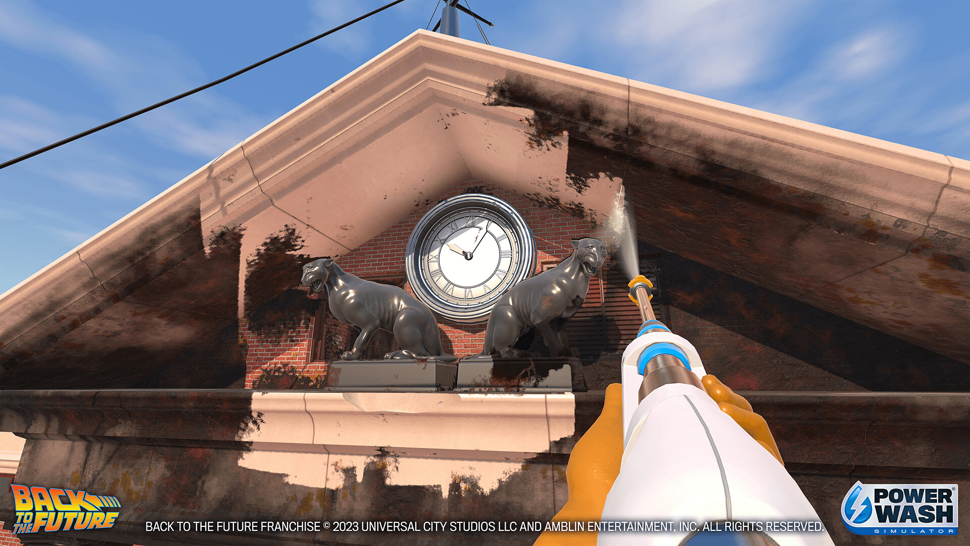 PowerWash Simulator - Back to the Future Special Pack DLC Steam CD Key screenshot 1
