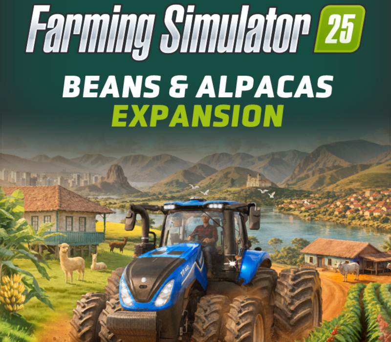 Farming Simulator 25 - Beans & Alpacas Expansion DLC PRE-ORDER EU PC Steam CD Key cover art
