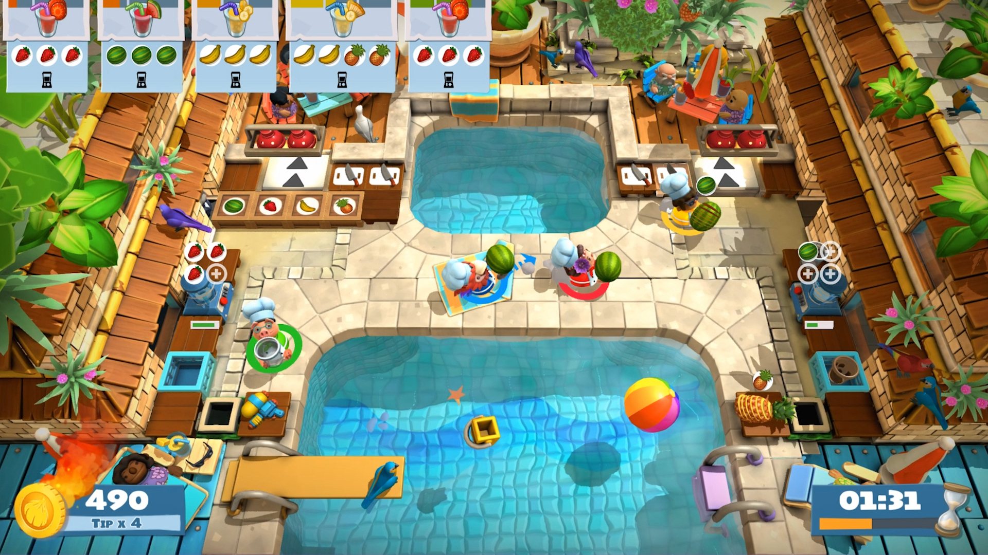 Overcooked! 2 - Surf 'n' Turf DLC EU Steam CD Key screenshot 8