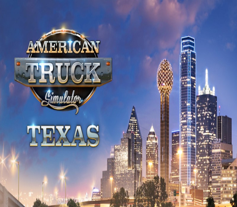 American Truck Simulator - Texas DLC EU PC Steam CD Key cover art