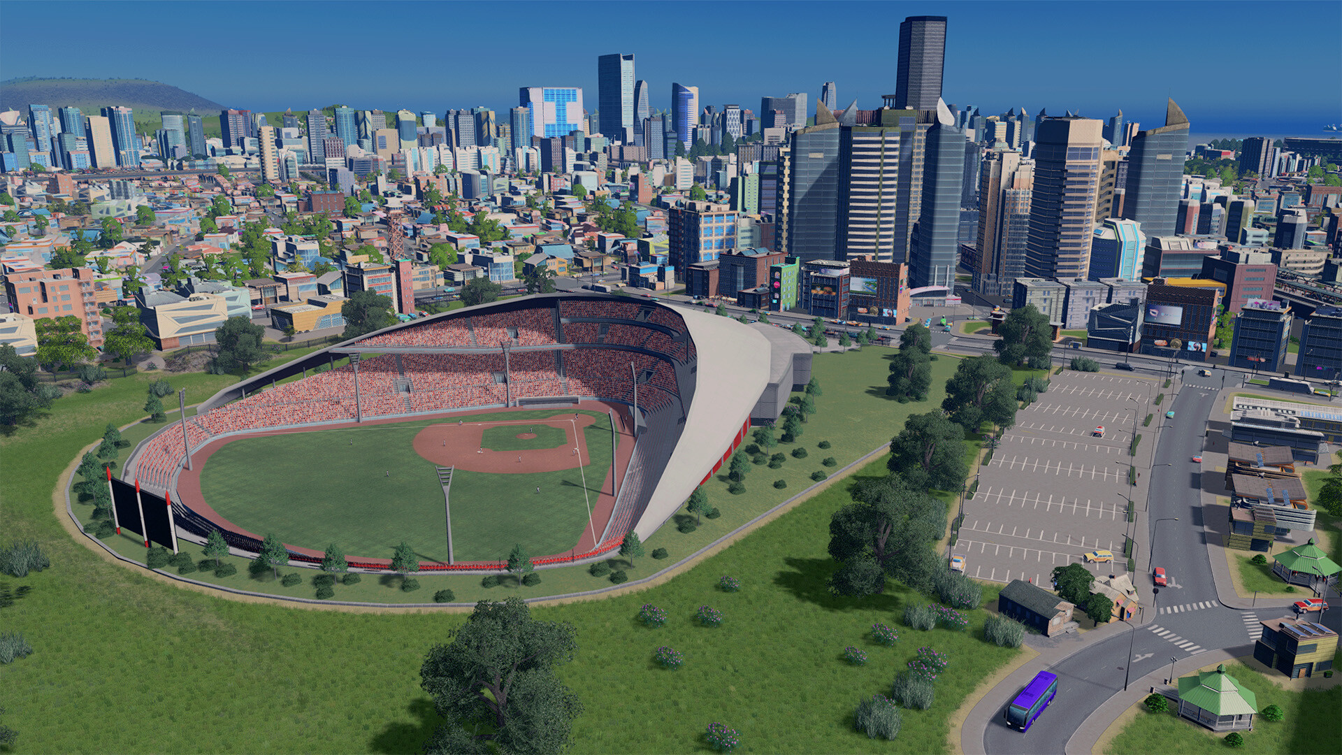 Cities: Skylines - Content Creator Pack: Sports Venues DLC EU PC Steam CD Key screenshot 2