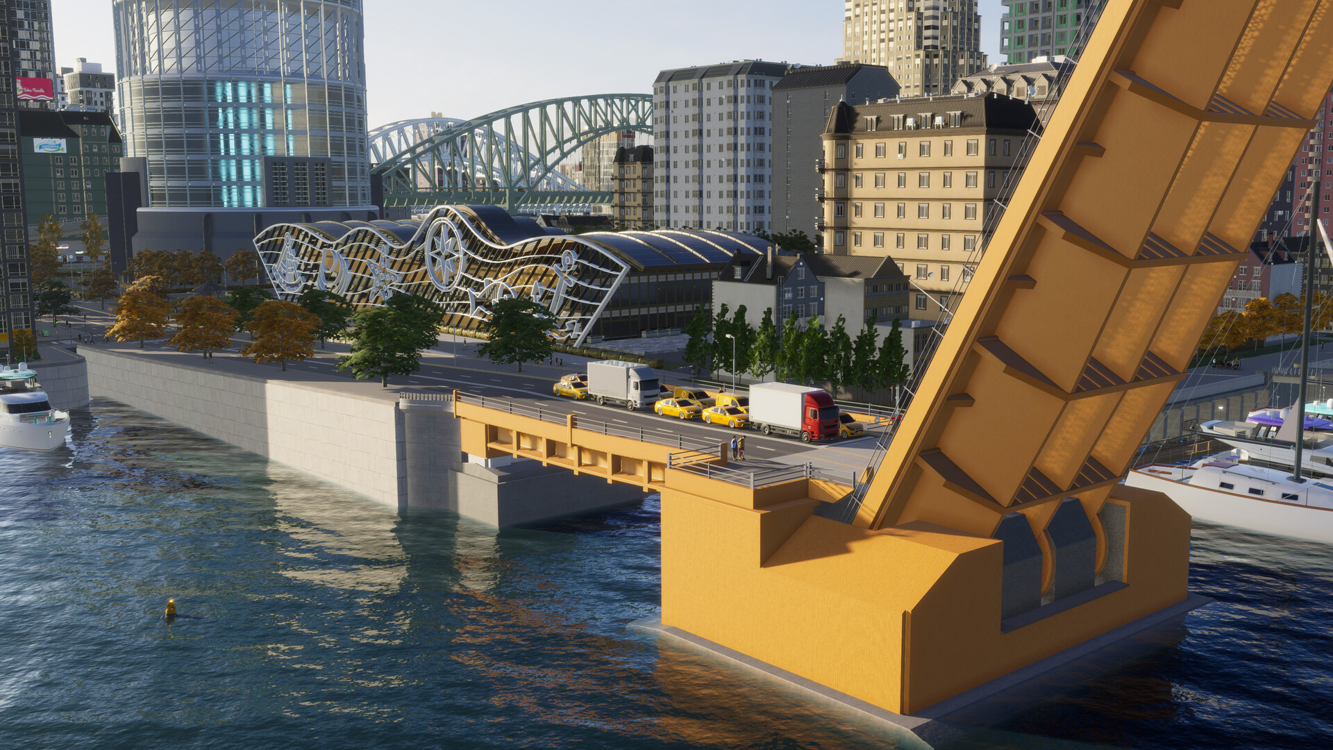 Cities: Skylines II - Bridges & Ports DLC EU PC Steam CD Key screenshot 1