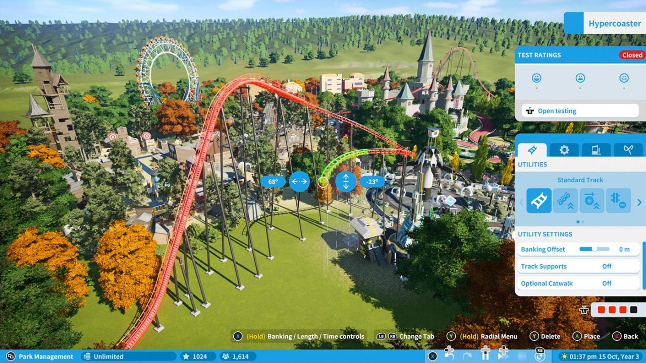Planet Coaster: Console Edition EU XBOX One / Xbox Series X|S CD Key screenshot 1