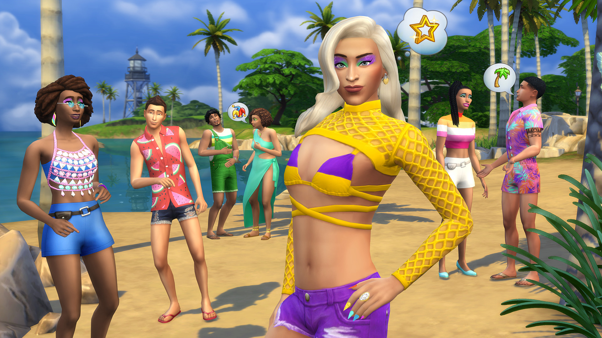 The Sims 4 - Carnaval Streetwear Kit DLC EU PC EA App CD Key screenshot 1