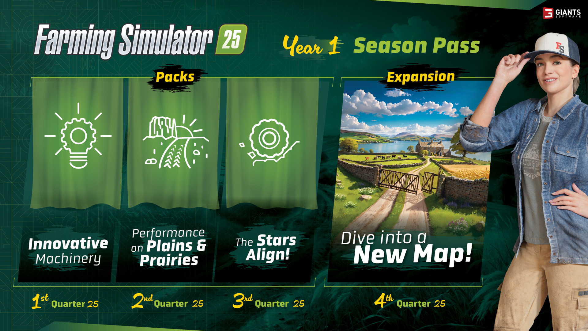 Farming Simulator 25 - Year 1 Season Pass DLC PC Steam CD Key screenshot 1