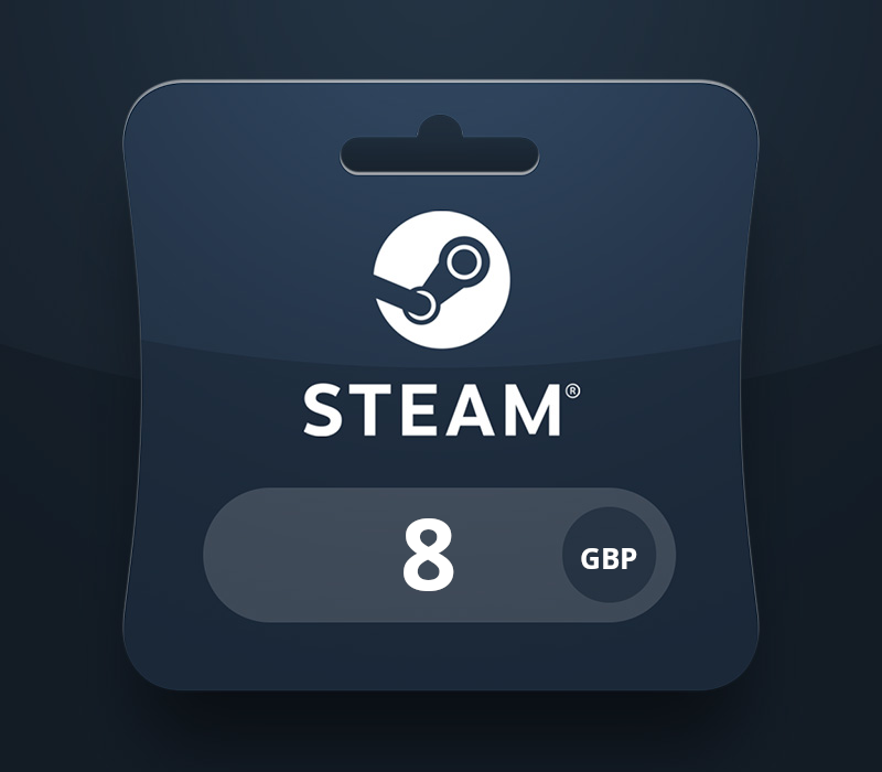 Steam Gift Card £8 UK Activation Code cover art