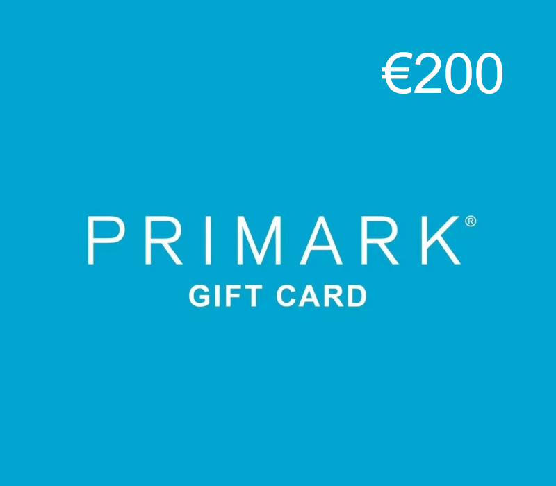 Capa de Primark €200 Gift Card PT