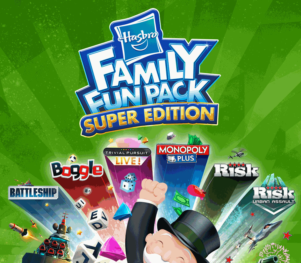 Hasbro Family Fun Pack Super Edition US XBOX One CD Key cover art