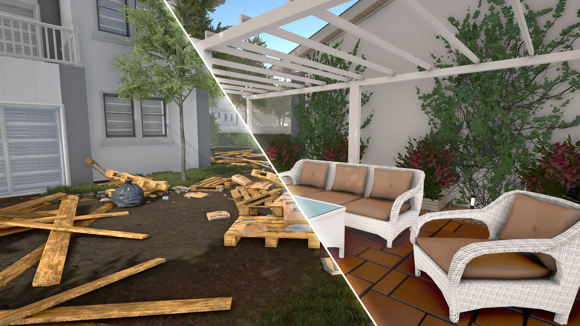 House Flipper - Garden DLC PC Steam CD Key screenshot 3
