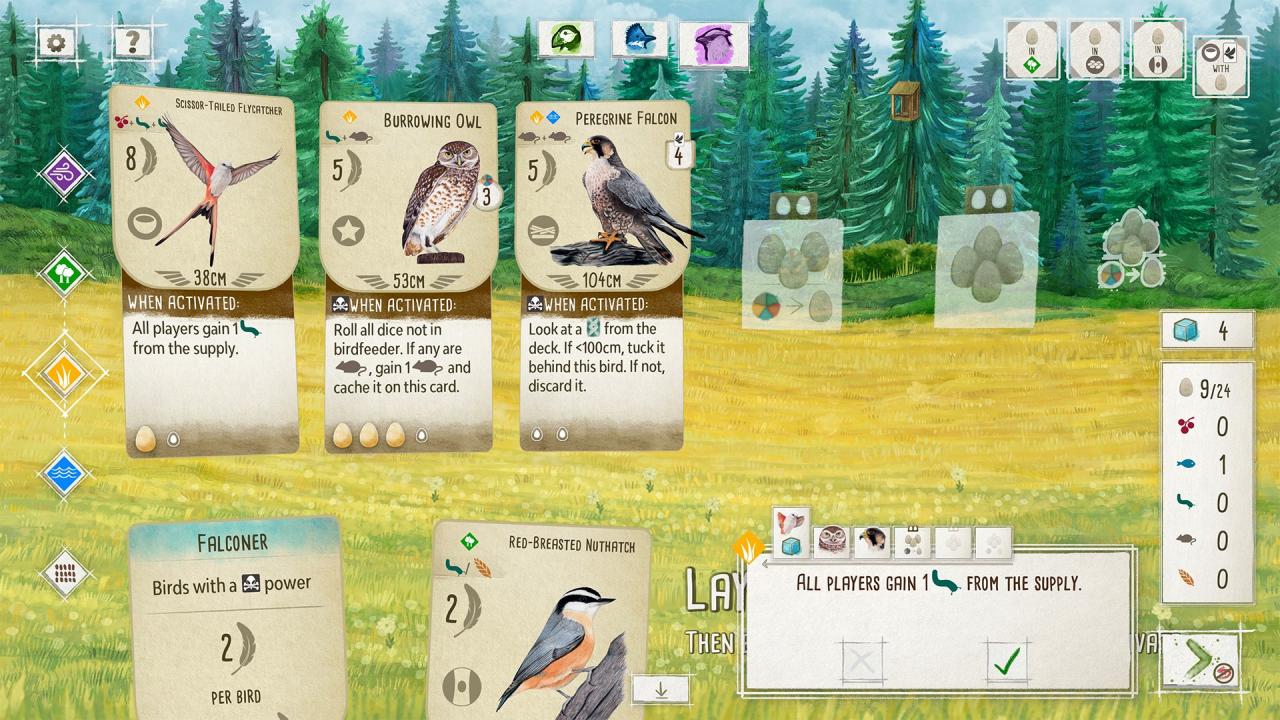 Wingspan EU PC Steam Altergift — zrzut ekranu 5