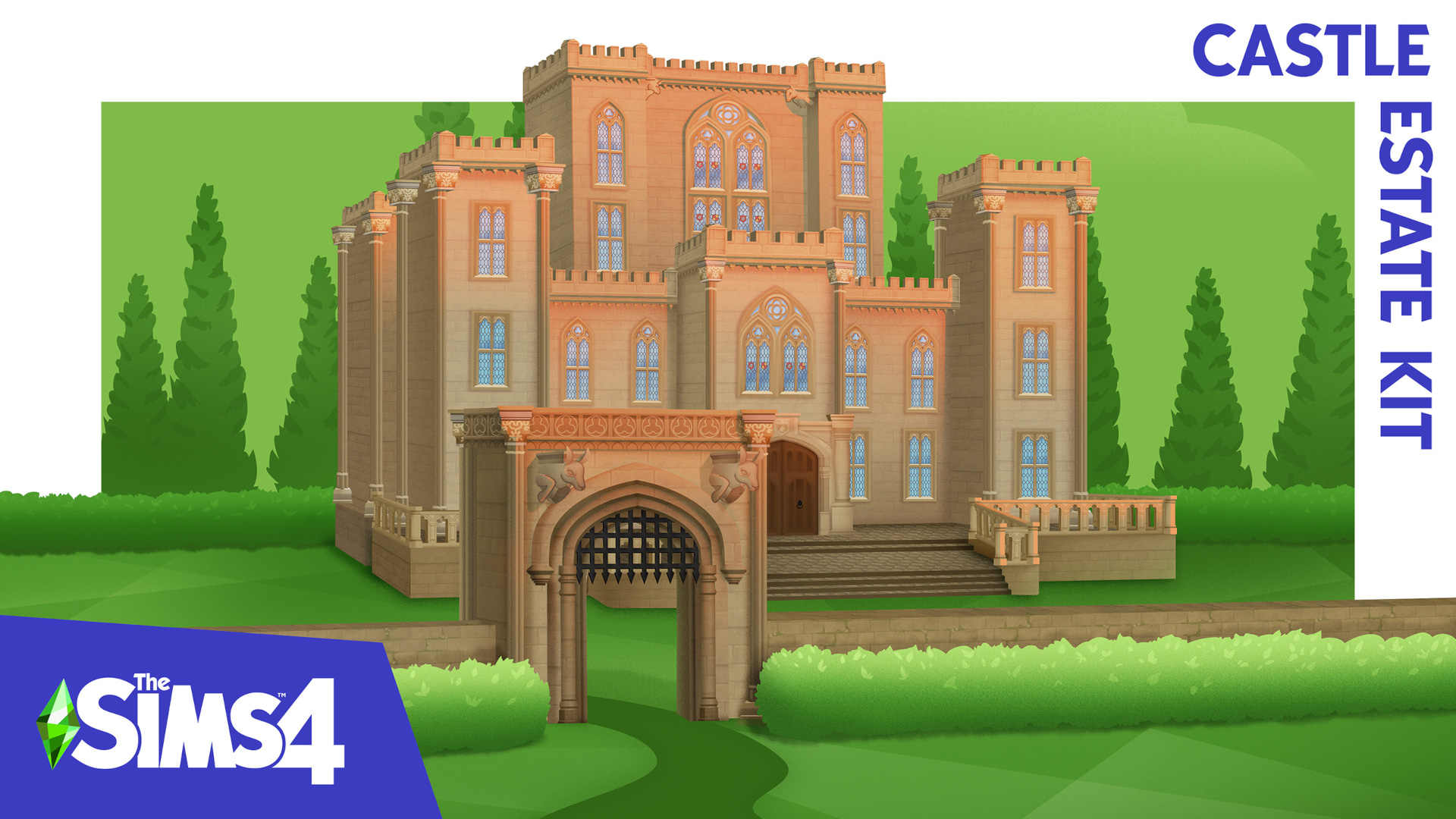 The Sims 4 - Castle Estate Kit DLC EU PC EA App CD Key screenshot 1