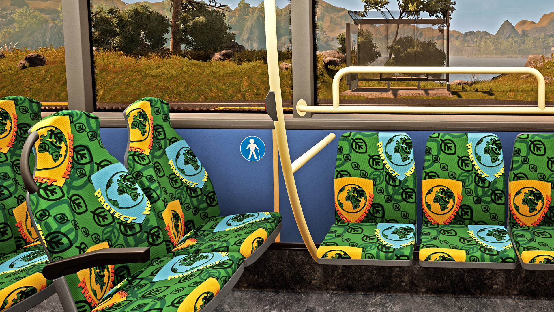 Bus Simulator 21 - Protect Nature Interior Pack DLC PC Steam CD Key screenshot 5