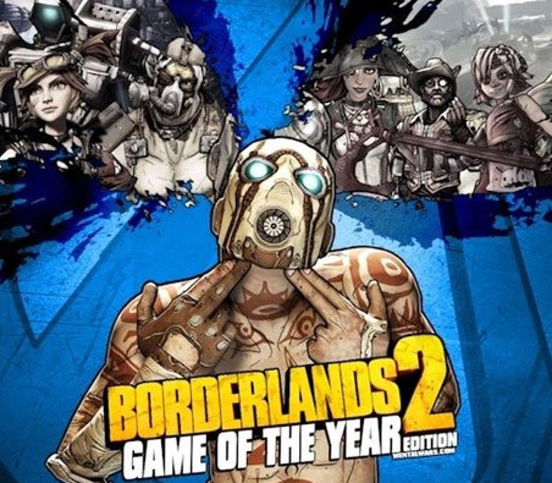 Borderlands 2 Game of the Year Edition DE Steam CD Key cover art